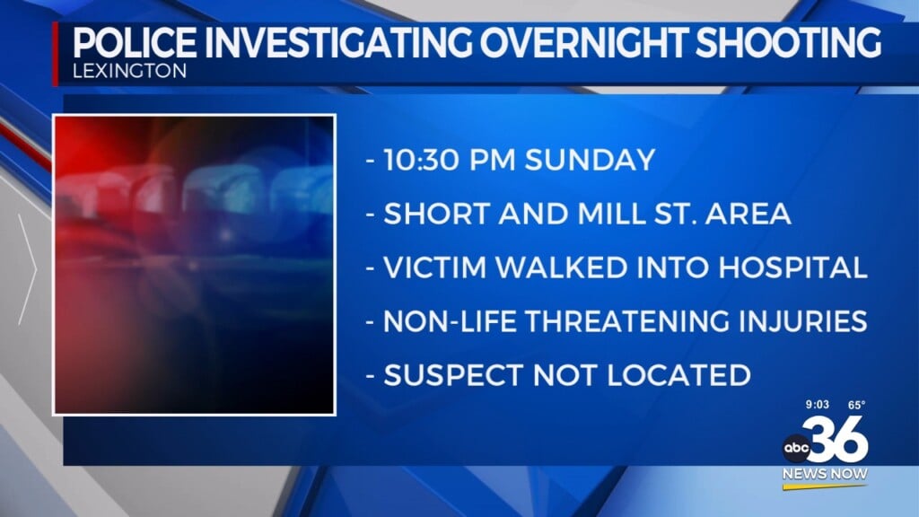Police Investigate An Overnight Shooting In The Short Street And Mill Street Area