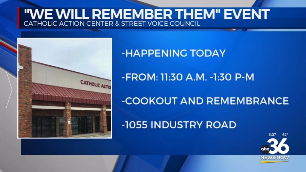 Catholic Action Center & Street Voice Council Host Cook Out And Remembrance Event For Those Who Have Died On The Streets In Lexington