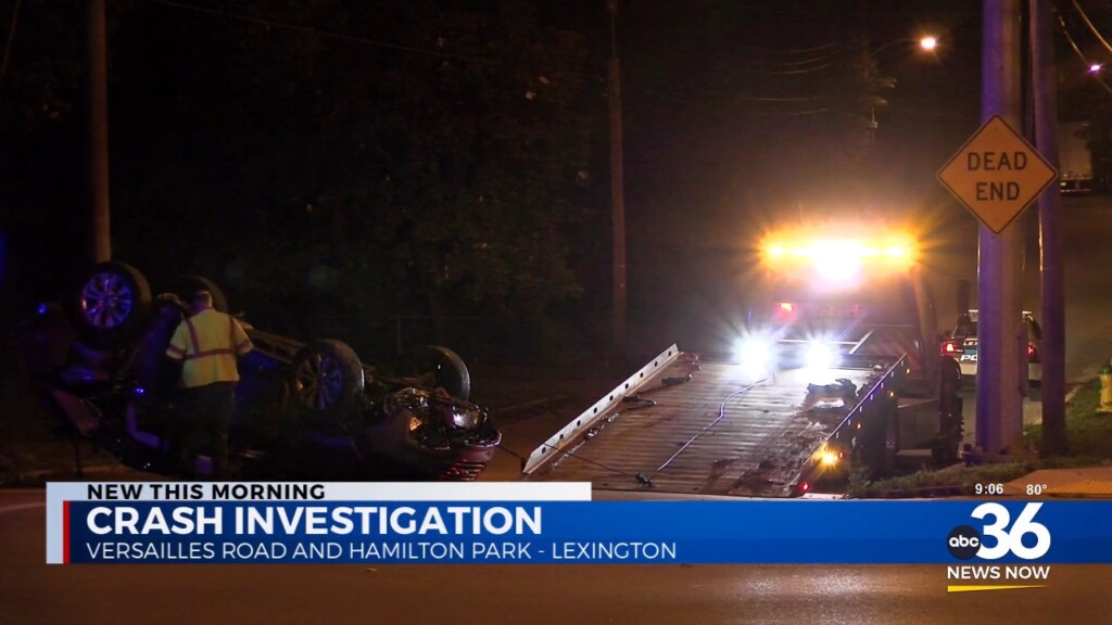 Crash Investigation Update For Versailles Road And Hamilton Park In Lexington