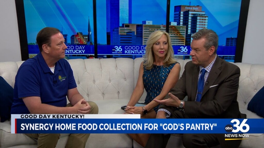 Synergy Home Is Collecting Food For 'god's Pantry', We Are Joined By Owner Jamie Clark With Details