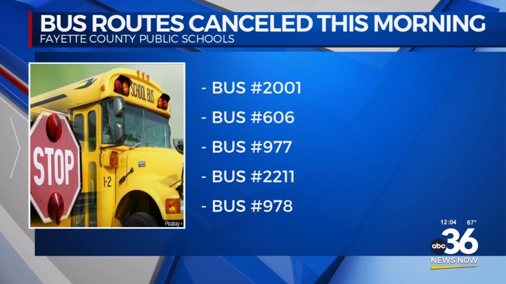 Jane Davenport Live With Details On The Fayette County Public Schools Bus Routes Canceled This Morning