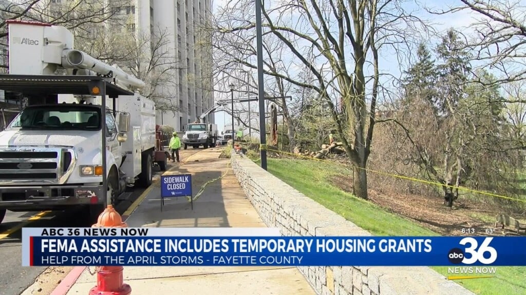 Fema Assistance Includes Temporary Housing Grants In Fayette County
