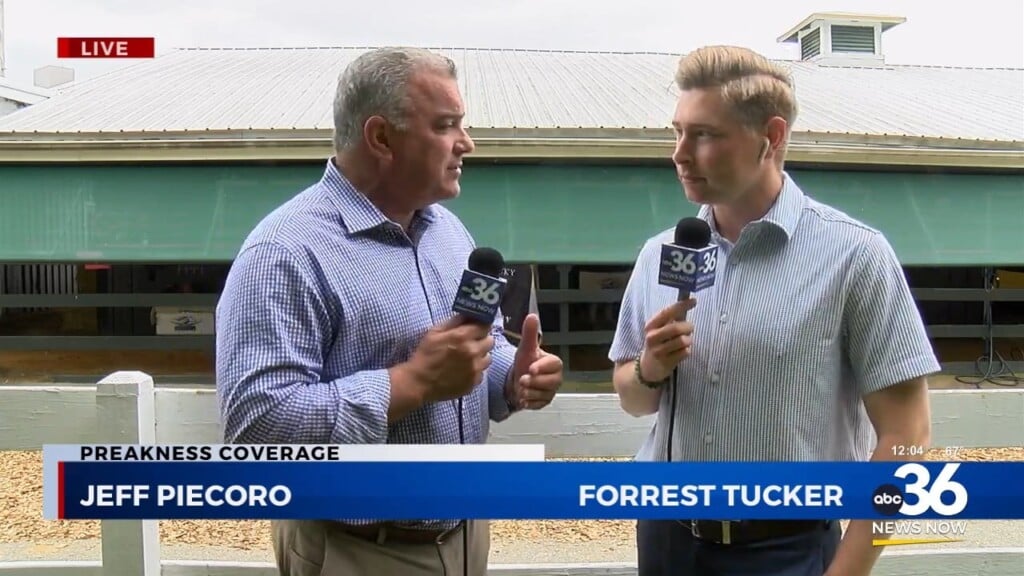 Jeff Piecoro And Forrest Tucker Go Live From Pimlico In Preparation Of Preakness 149