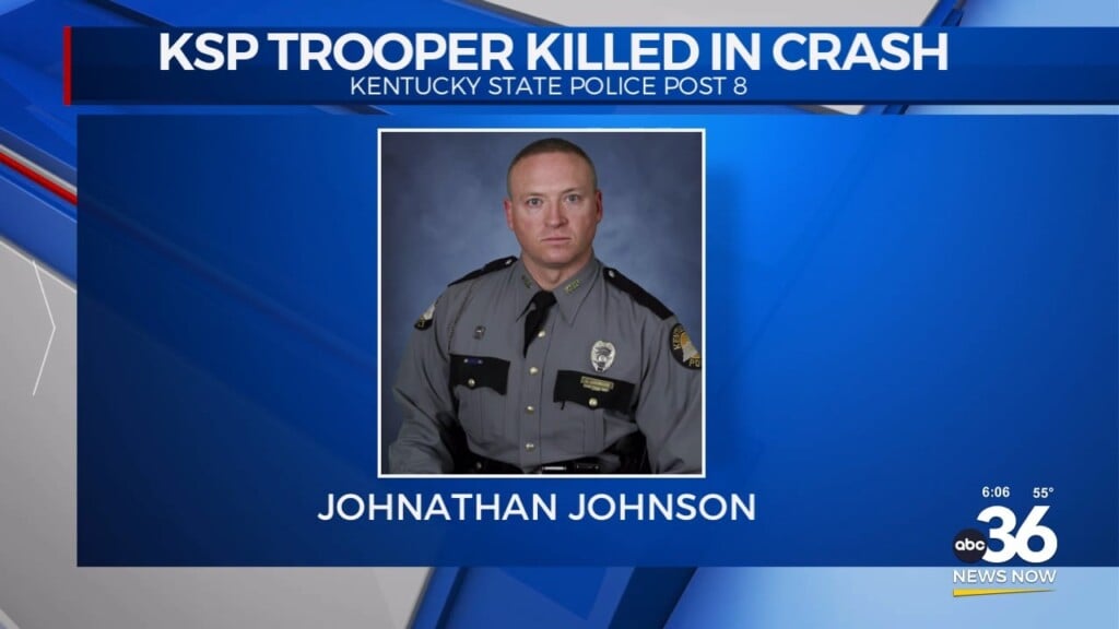 K.s.p. Trooper Killed In Crash Yesterday While Off Duty
