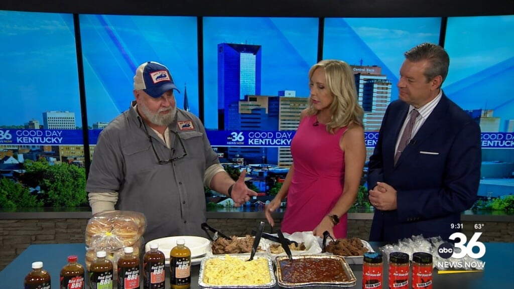 David Carroll Visits To Help Celebrate Barbecue Month With Some Red State Bbq