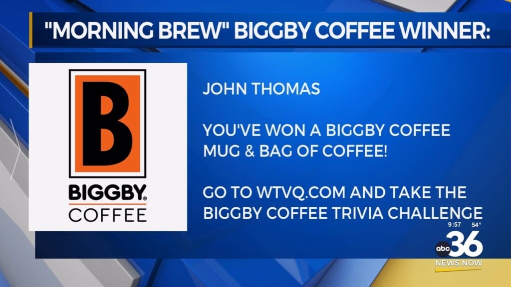 Congratulations To John Thomas Our Biggby Coffee Morning Brew Winner