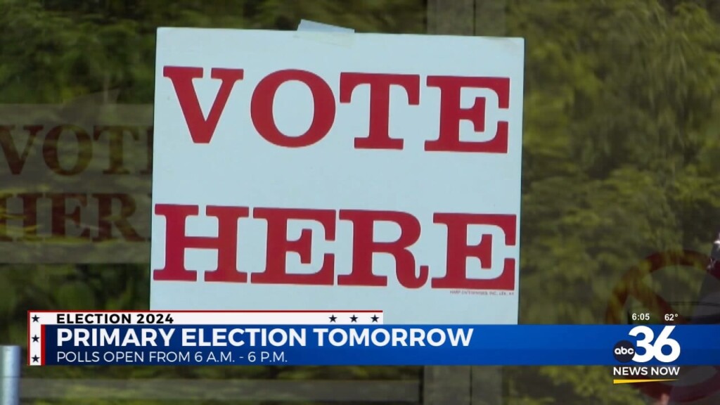 Primary Election Tomorrow For Kentucky