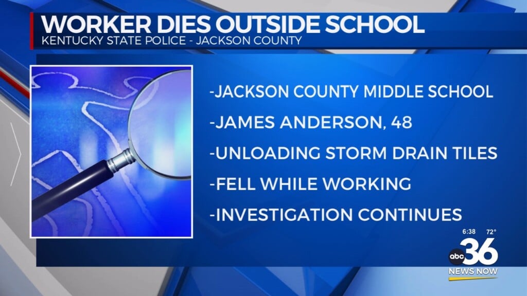 Worker Dies Outside Of School In Jackson County