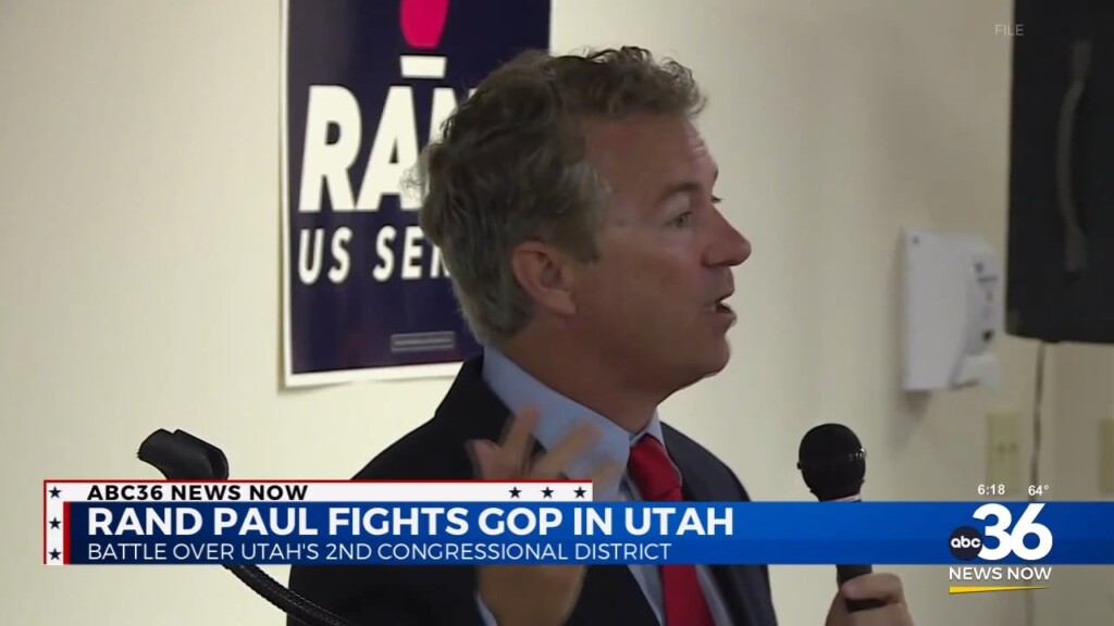 Rand Paul Joins Utah Senator Mike Lee To Stump For Candidate Colby Jenkins Against His G.o.p. Constituents