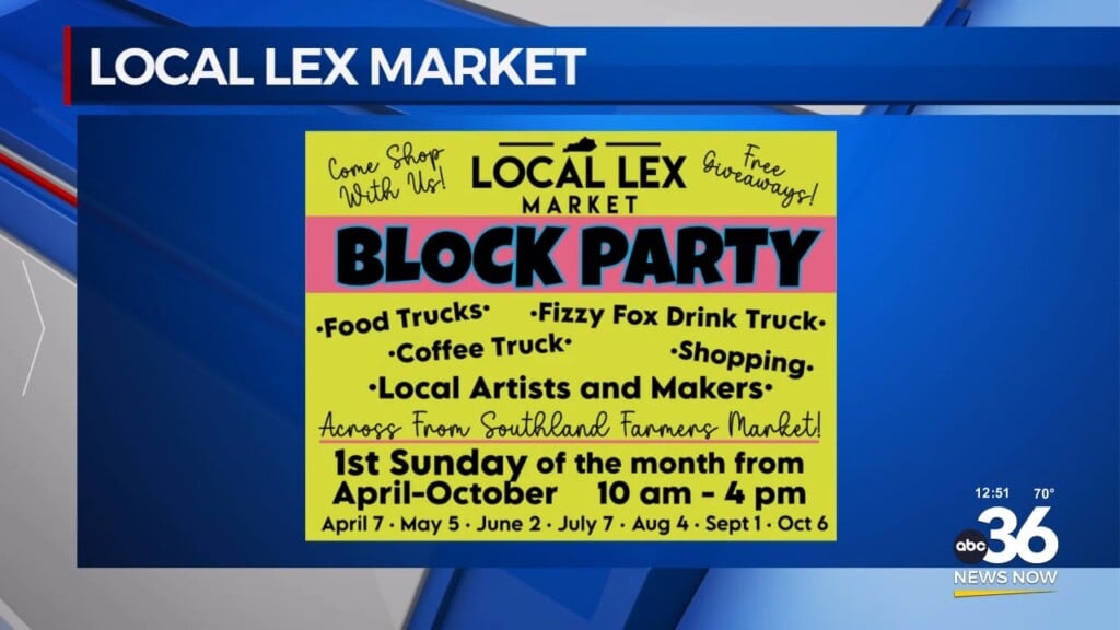 Merritt Monroy And Jennifer Smyth Of Local Lex Market Promote Their Local Lex Market Block Party June Series