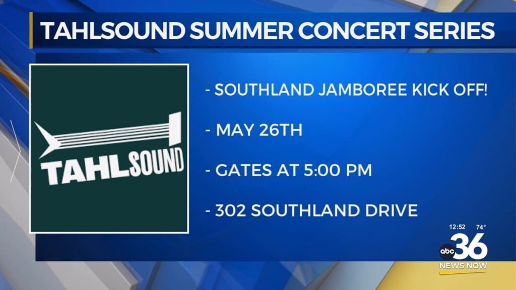 Southland Drive's Tahlsound Summer Concert Series Kicks Off With The Southland Jamboree Saturday May 26th