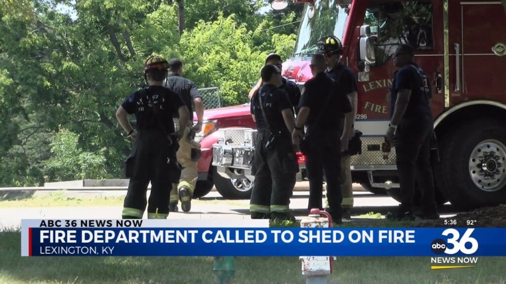Fire Department Called To Shed On Fire 062824