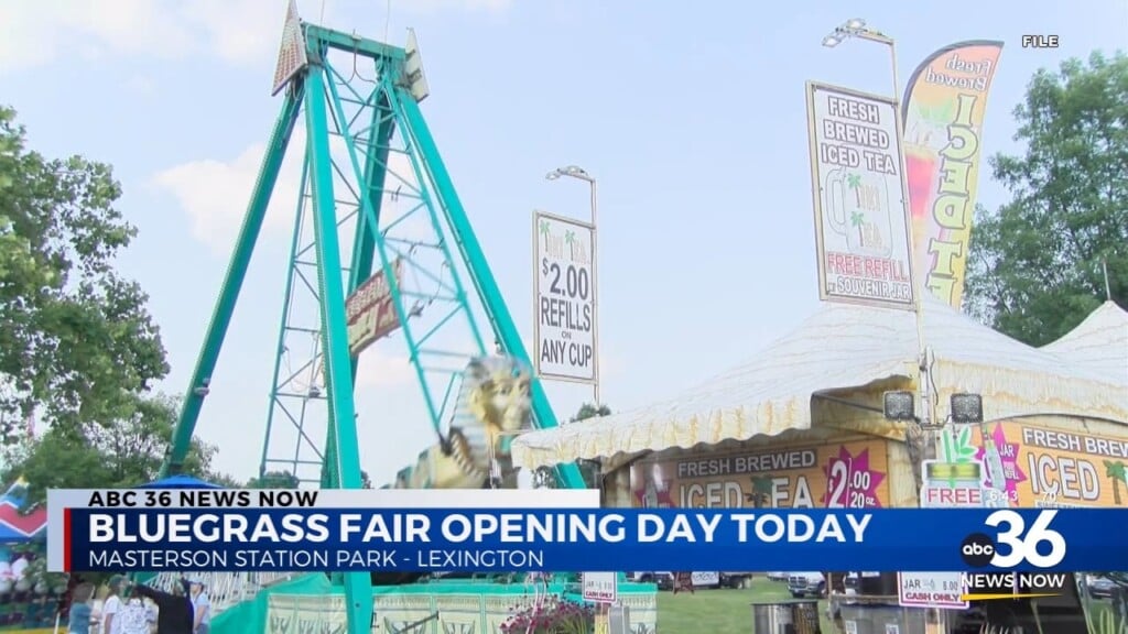 Bluegrass Fair Opening Day Today At Masterson Station Park