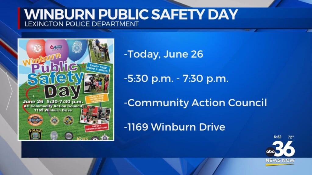 Winburn Public Safety Day In Lexington