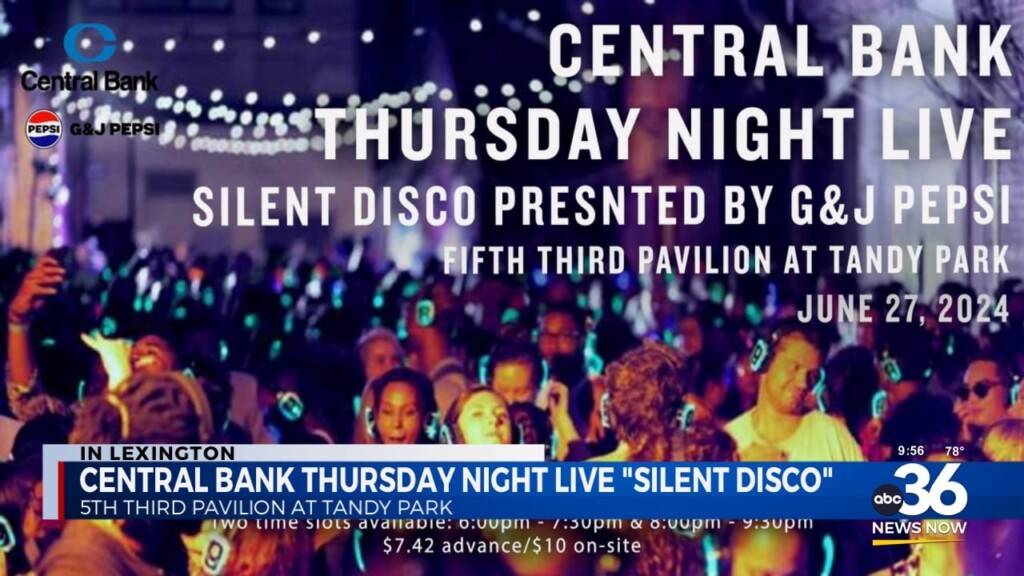 Central Bank Thursday Night Live "silent Disco" Will Be At The Fifth Third Pavilion, Tandy Park