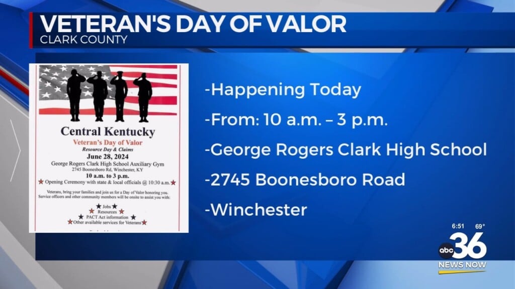 Veterans Day Of Valor In Clark County Today
