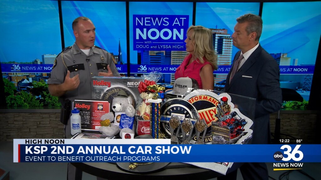 Sargent Matt Sudduth Of The Kentucky State Police Is Gearing Up For Their 2nd Annual Car Show