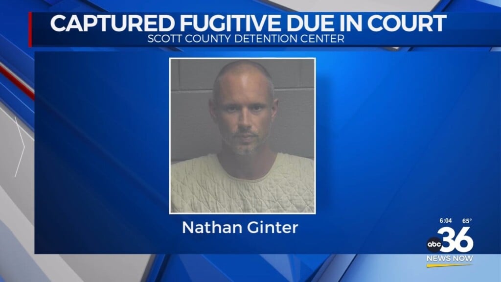 Captured Fugitive Due In Court Today