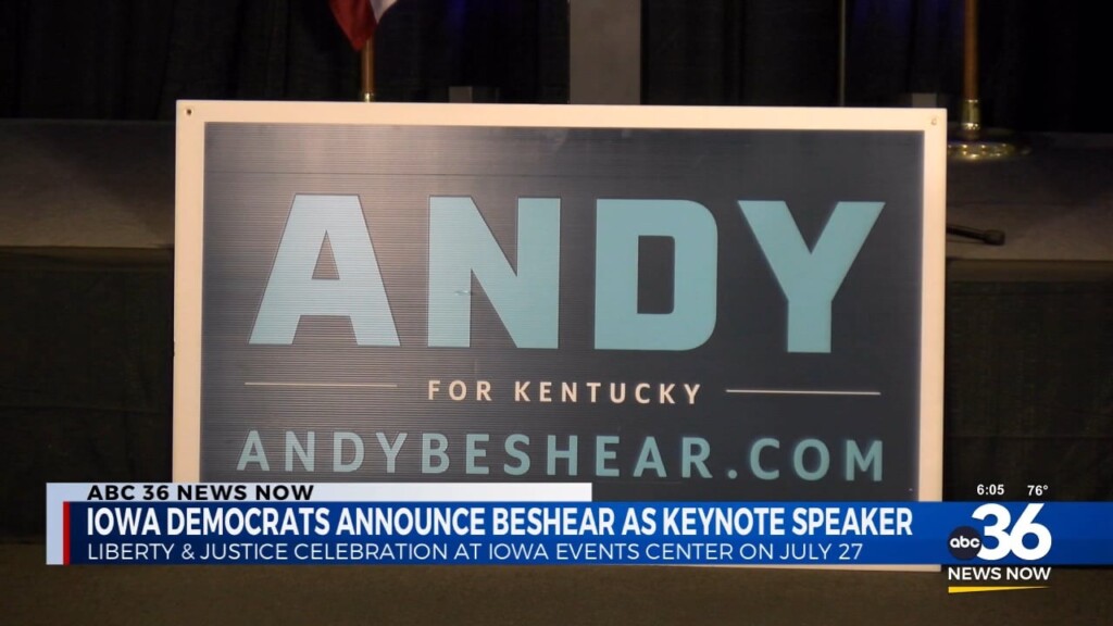 Iowa Democrats Announce Beshear As Keynote Speaker