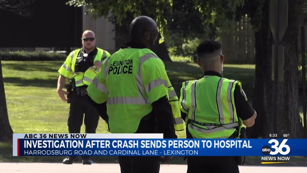 Investigation After Crash Sends Someone To The Hospital In Lexington