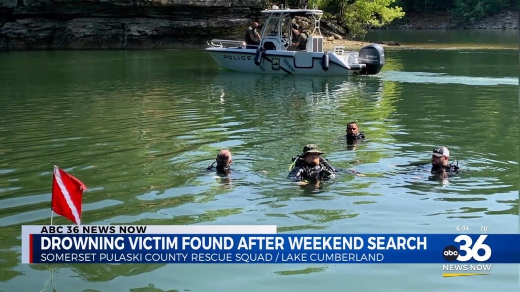 Drowning Victim Found After Weekend Search At Lake Cumberland