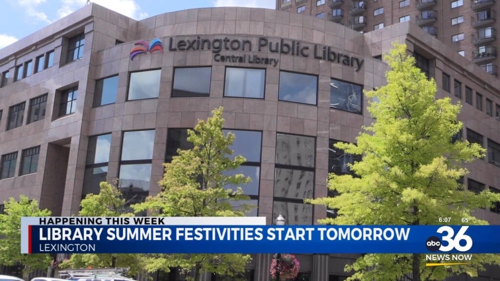 Library Summer Activities Start Tomorrow In Lexington