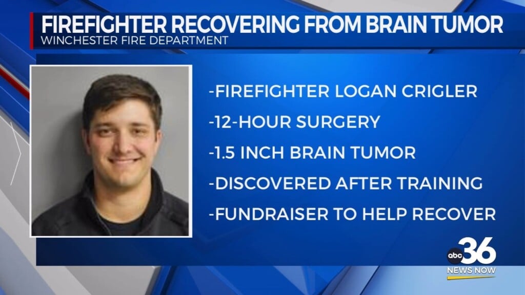 Firefighter Recovering From Brain Tumor In Winchester