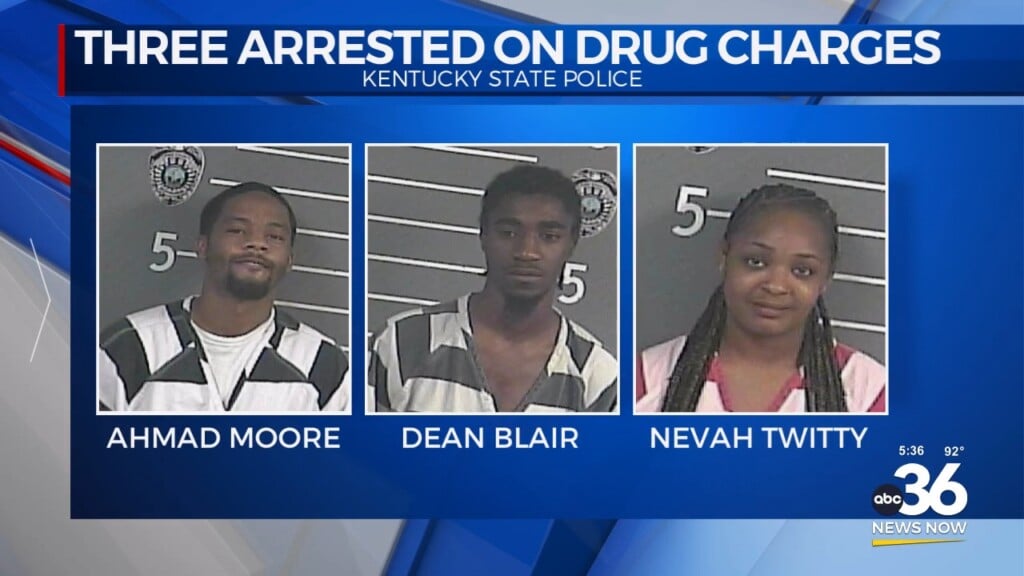 Three People Arrested On Drug Charges After Traffic Stop 062524