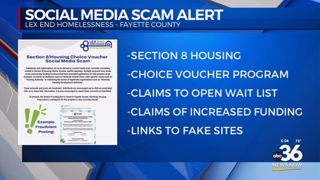Social Media Scam Alert In Fayette County