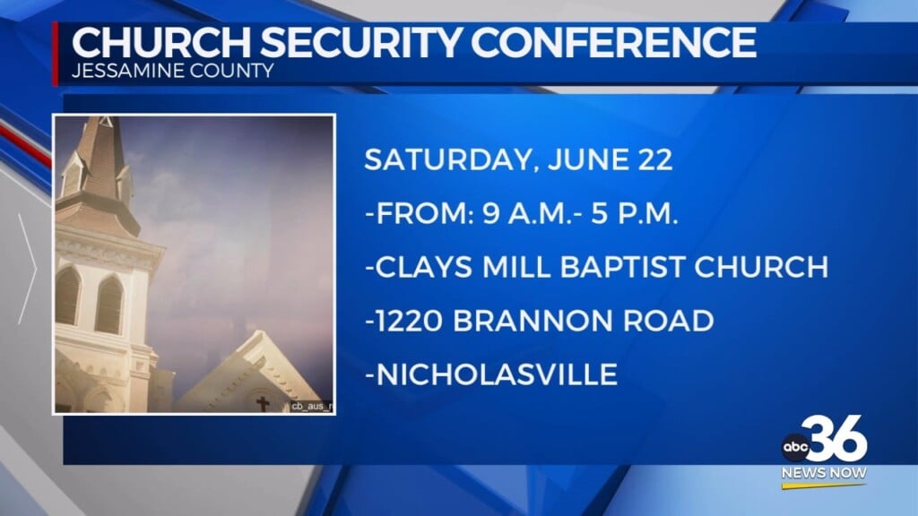Church Security Conference In Jessamine County