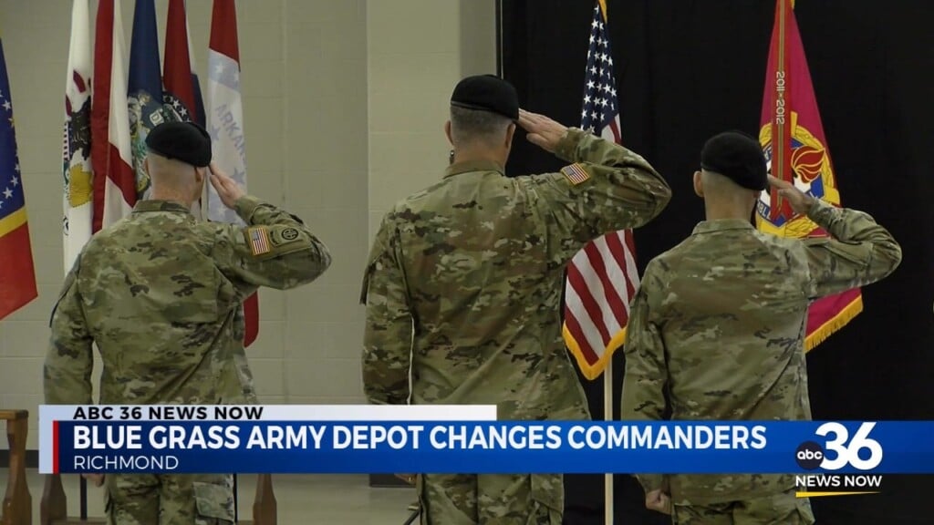 Bluegrass Army Depot Changes Commanders