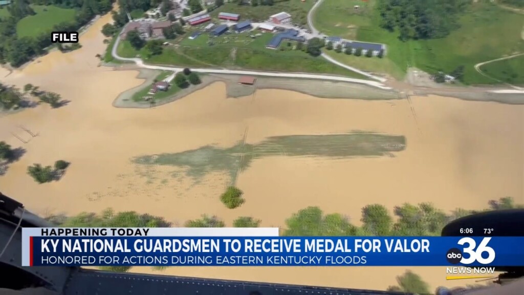 Ky National Guardsmen To Receive Medal For Valor