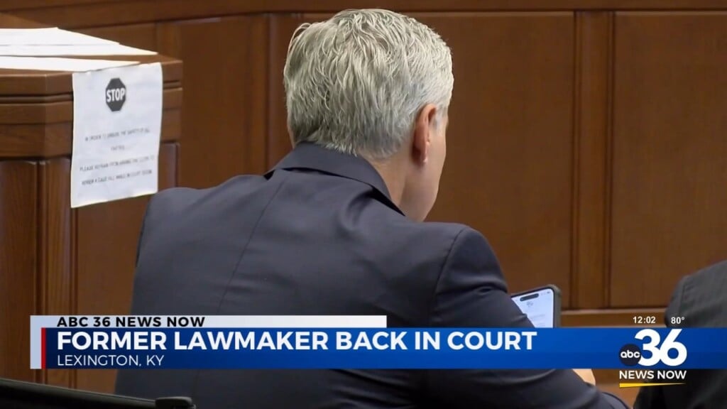 Jane Davenport Looks Into John Tilley's Court Hearing In Downtown Lexington