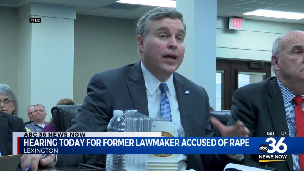 Hearing Today For Former Lawmaker Accused Of Rape In Lexington