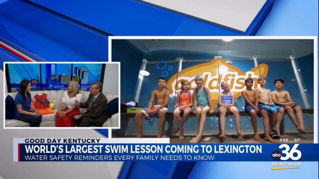We Are Talking Swim Safety With Theresa Carnes, Owner Of Goldfish Swim School In Lexington