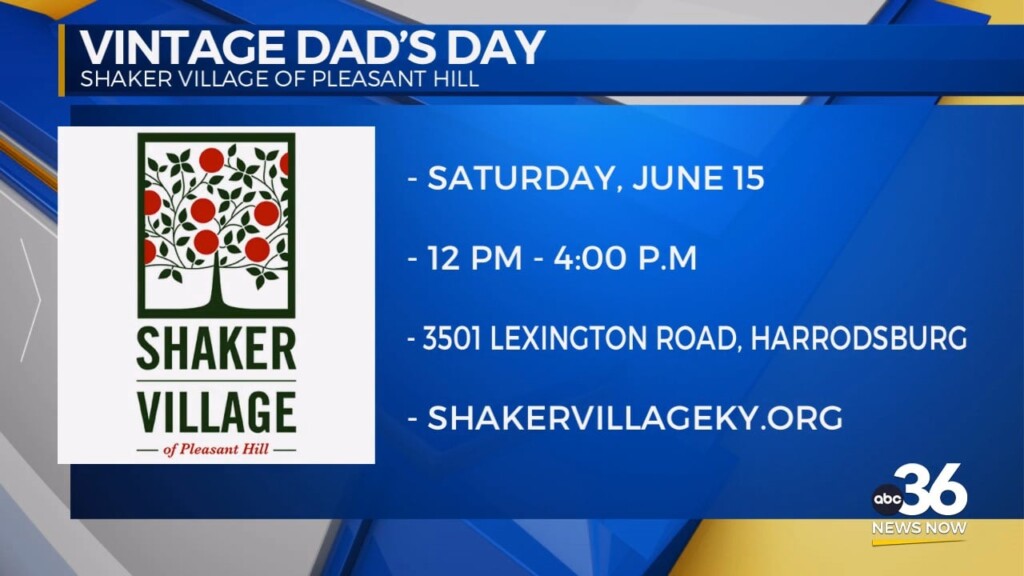 Kristen Flick Comes From Shaker Village To Talk About Their Upcoming Vintage Dad's Day Event