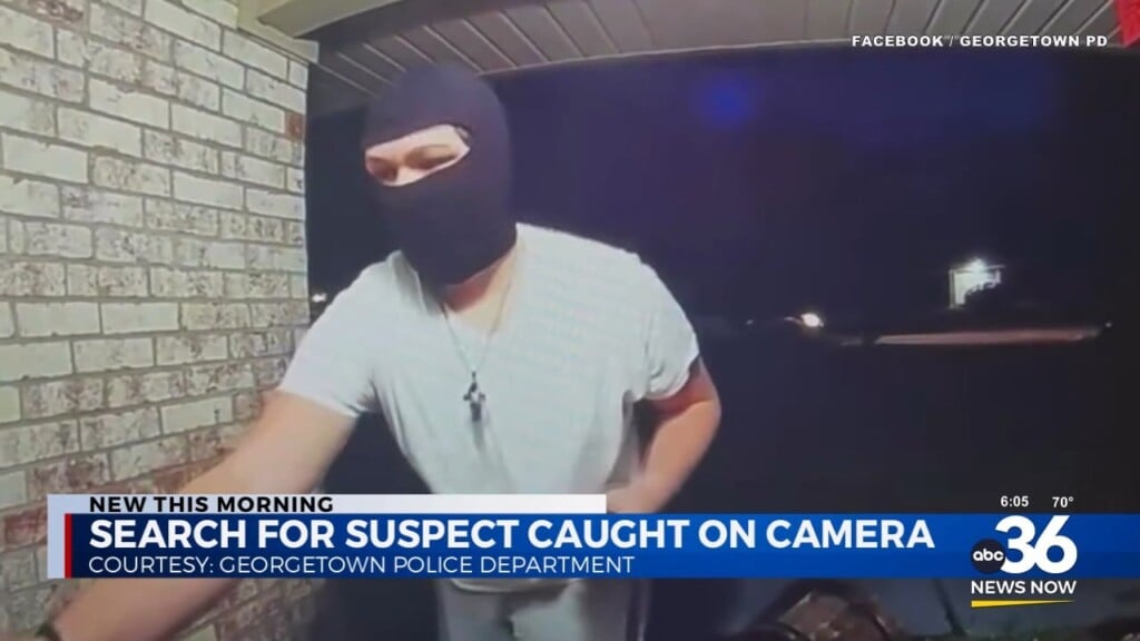 Search For Suspect Caught On Camera Kicking A Door In Georgetown