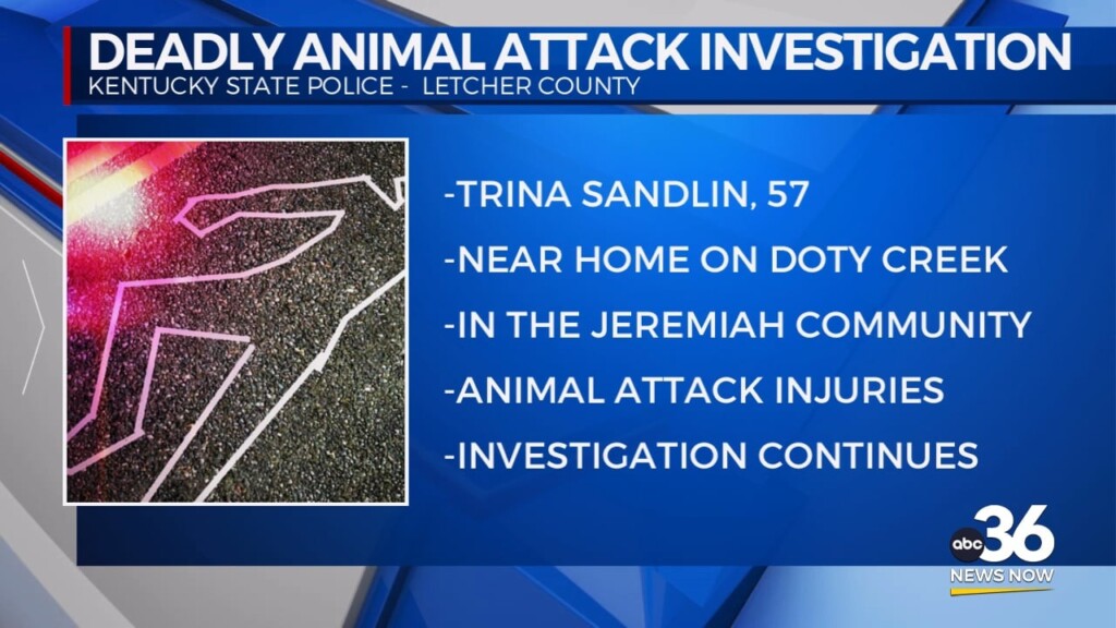 Deadly Animal Attack Investigation In Letcher County