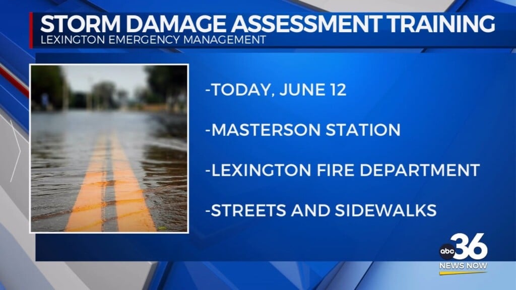 Storm Damage Assessment Training In Lexington