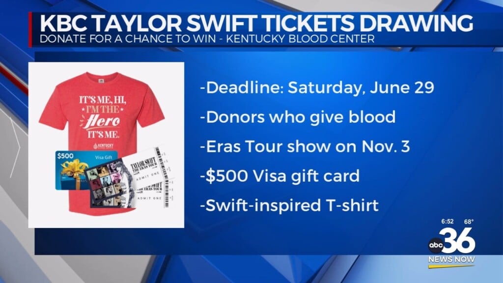 Kbc Taylor Swift Tickets Drawing