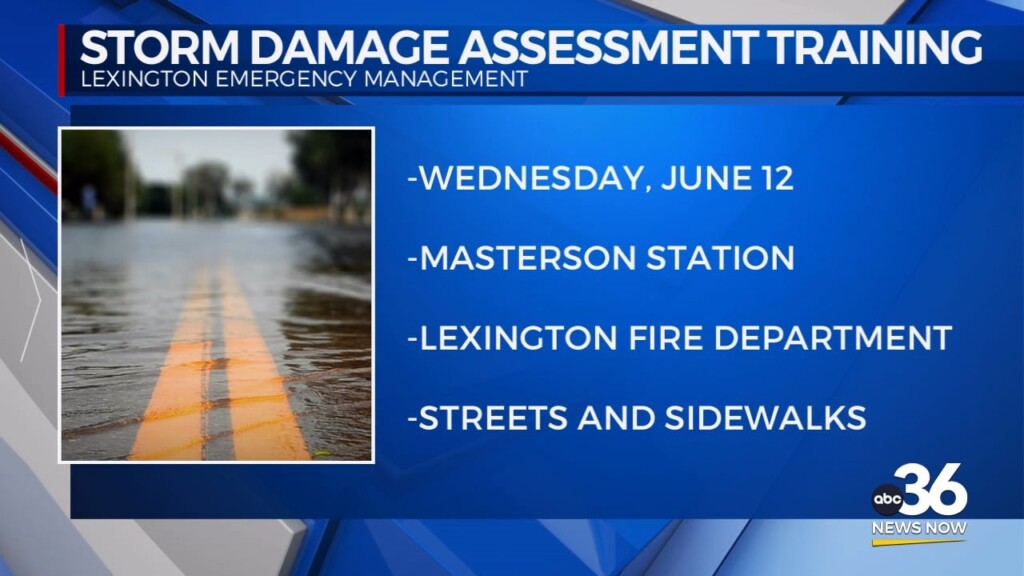 Storm Damage Assessment Training In Lexington