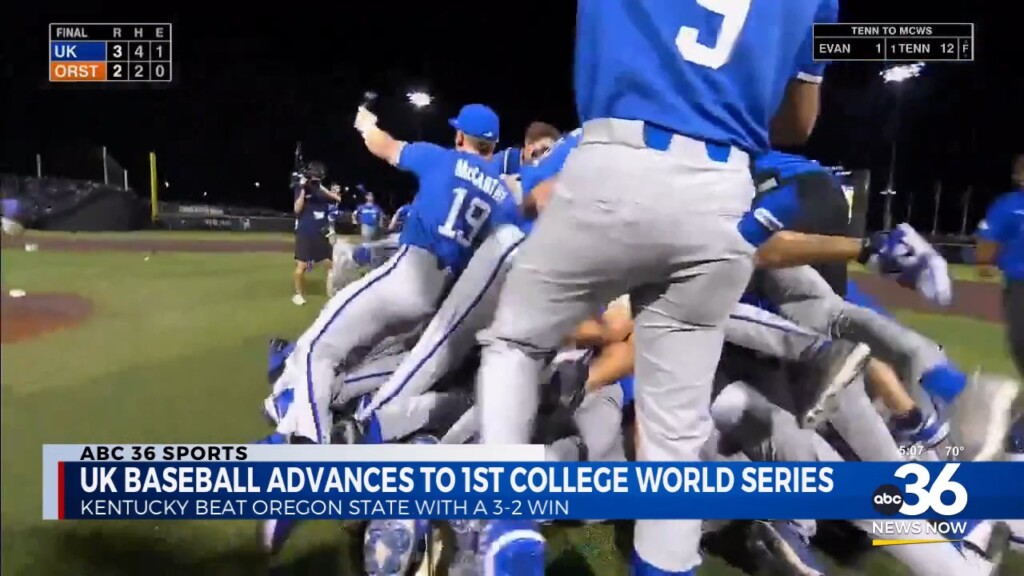 Kentucky Baseball Defeats Oregon State To Advance To First Ever College World Series