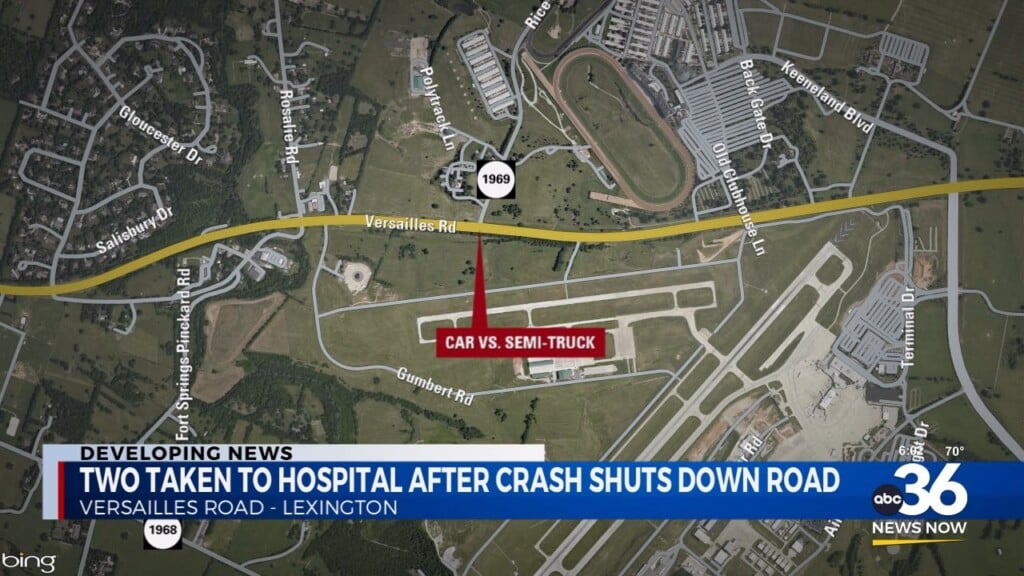 Versailles And Rice Road Crash Leaves 2 Hospitalized