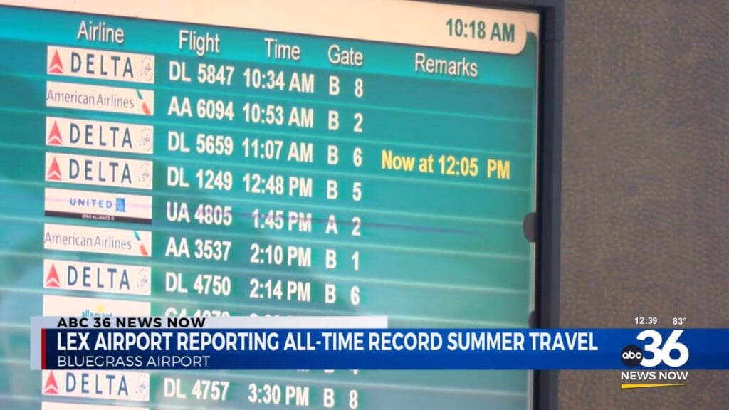 Lex Airport Is Seeing All Time Record Summer Travel