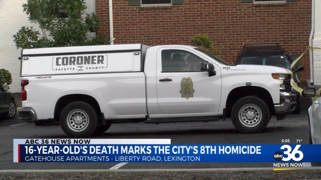 16 Year Olds Death Marks Lexington's 8th Homicide