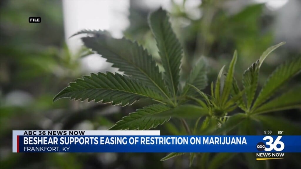 Governor Beshear Supports Easing Of Marijuana Restrictions 071724