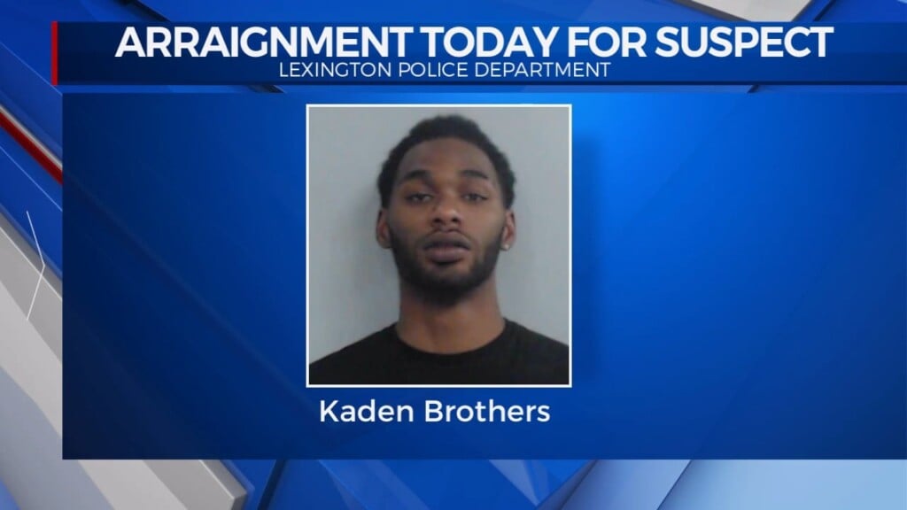 Arraignment Today For Suspect In Lexington