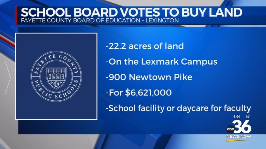 Lexington School Board To Buy Lexmark Land