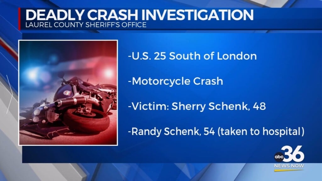 Deadly Motorcycle Crash Investigation In Laurel County