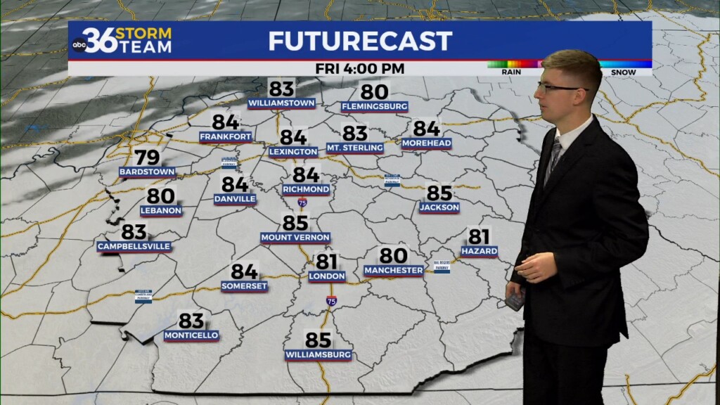 Nice Friday Ahead Of A Few Weekend Rain Chances